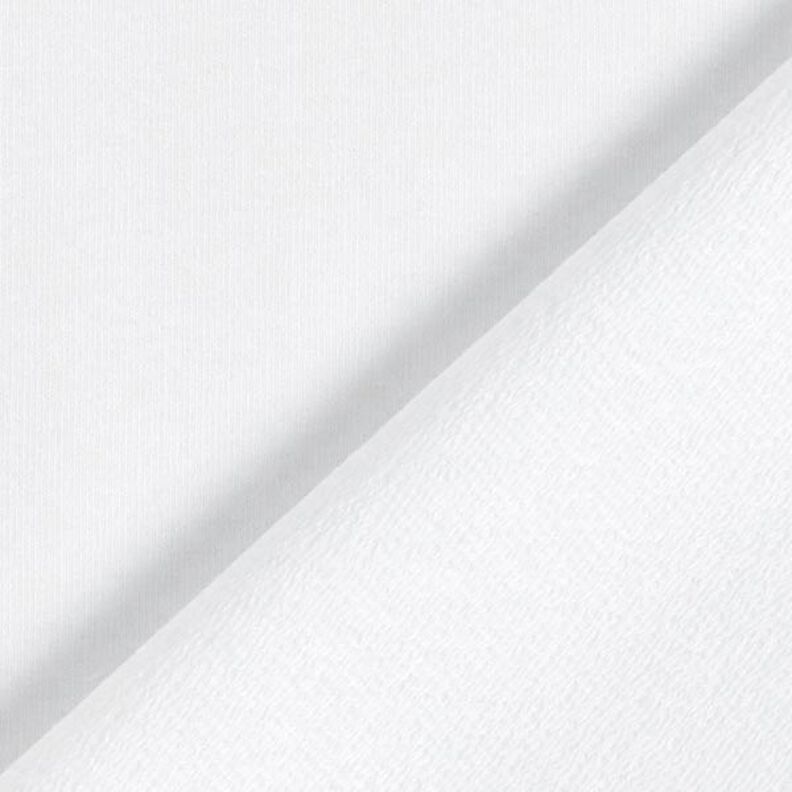 French Terry léger uni – blanc,  image number 5