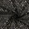 Dentelle lurex fleurs – noir/or métallisé,  thumbnail number 4