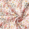 Tissu en coton Cretonne Fleurs filigranes – orange/blanc,  thumbnail number 3