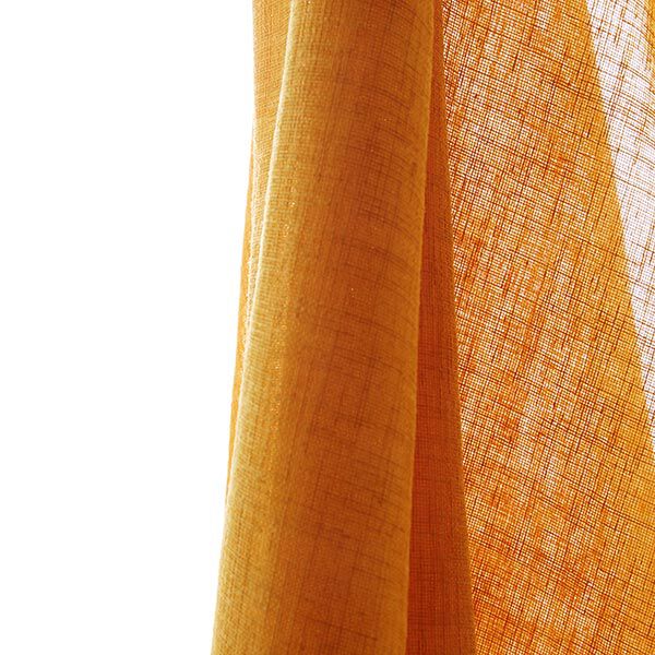 Tissu pour rideaux Voile Ibiza 295 cm – jaune curry,  image number 4