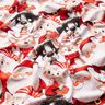 French Terry Sweat d’été Animaux en habits de Noël Impression numérique – blanc/chili,  thumbnail number 2