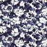 Tissu viscose roses sauvages à l'aquarelle – bleu marine/écru,  thumbnail number 1