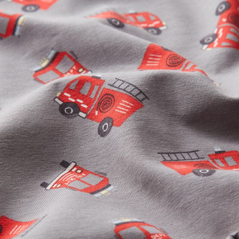 Jersey coton Pompiers – gris,  image number 2