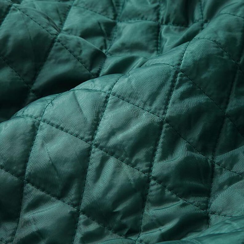 Doublure matelassée en losanges – sapin bleu,  image number 3