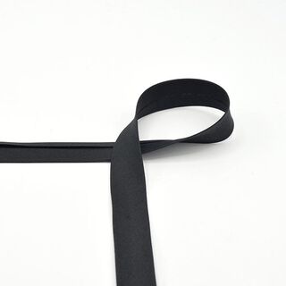 Biais en coton Popeline [20 mm] – noir, 