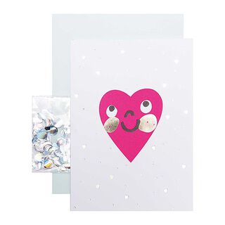 Carte DIY HELLO BABY Cœur | RICO DESIGN, 