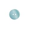 Bouton polyester 2 trous  – turquoise,  thumbnail number 1