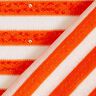 Tricot fin Rayures en paillettes – orange/écru,  thumbnail number 5