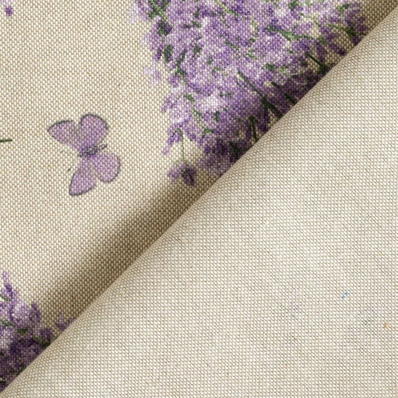 Coton enduit Bouquet de lavande – nature/lavande, image number 5
