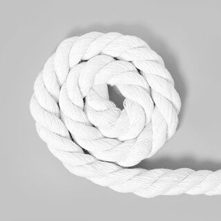 Cordon en coton [Ø 14 mm] 1 - blanc, 