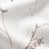 Tissu pour voilages Voile Branches tendres – blanc/argent,  thumbnail number 5