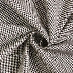 Tissu déco chambray semi-panama recyclé – noir/blanc, 