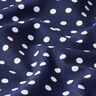 Popeline coton Grands pois – bleu marine/blanc,  thumbnail number 2