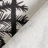 Tissu de décoration Semi-panama Palmiers – marron noir,  thumbnail number 4
