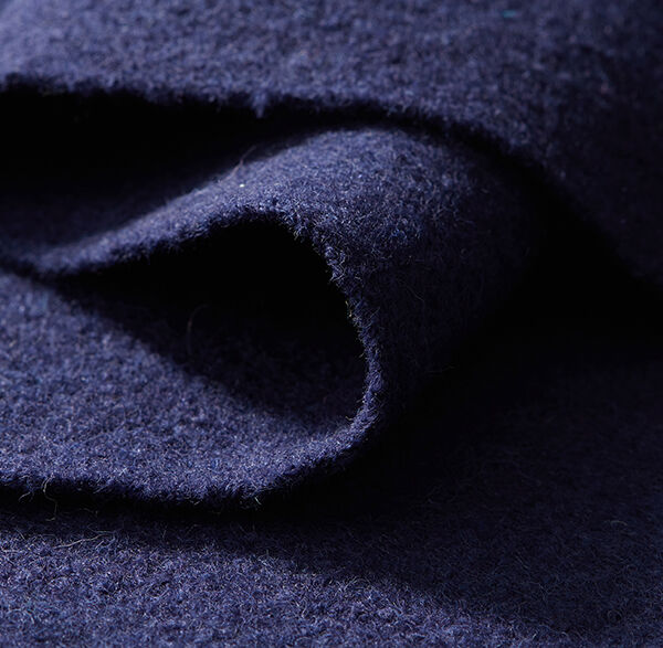 Loden de laine foulé – bleu marine,  image number 4