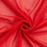 Mousseline Rayures et pois pailletés – rouge,  thumbnail number 3