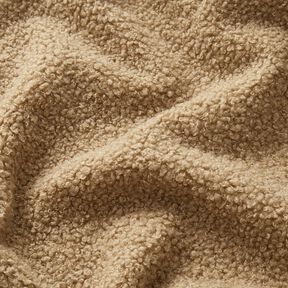 Tissu de revêtement Tissu peluche doux – taupe, 