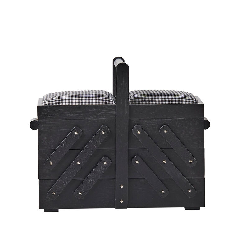 Boîte à couture Bois [36 x 19 x 30 cm] | Prym – noir,  image number 3