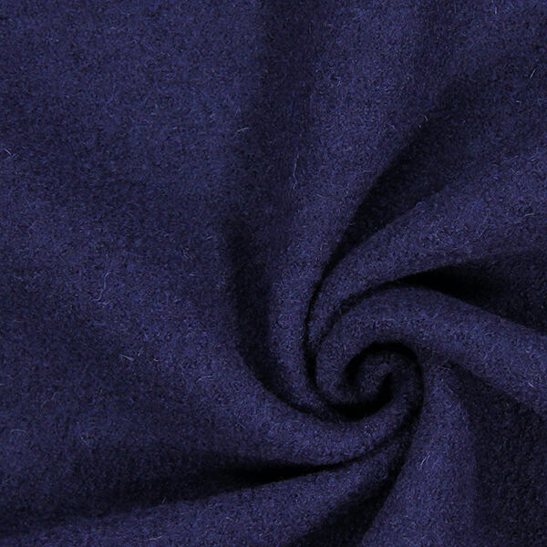 Loden de laine foulé – bleu marine,  image number 1
