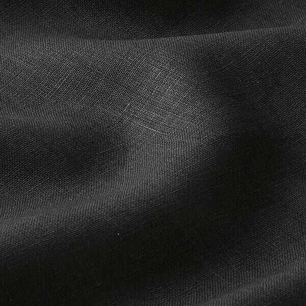 Tissu en lin – noir,  image number 2