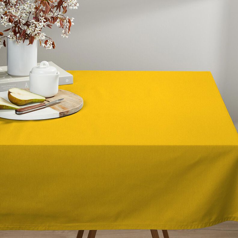 Pur lin lourd Uni – jaune soleil, image number 7