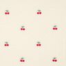 Ourson Cerises brodées | Poppy Fabrics – ivoire/chili,  thumbnail number 1