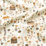 Jersey coton Petites maisons dans le prés – écru,  thumbnail number 2