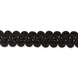 Galon de passementerie [ 12 mm ] – noir, 