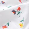 Batiste de coton fin Fleurs brodées | Poppy Fabrics – blanc/orange néon,  thumbnail number 5