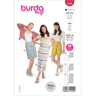 Jupe  | Burda 5888 | 34-48, 