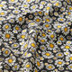 Tissu en coton Cretonne Marguerites éparses – noir/blanc,  thumbnail number 2