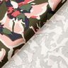 Tissu viscose mer de fleurs abstraite – myrtille/pin foncé,  thumbnail number 4