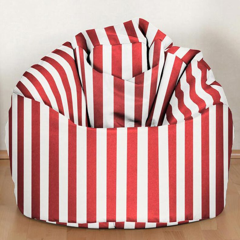 Sergé en coton Rayures 4 – rouge/blanc,  image number 4