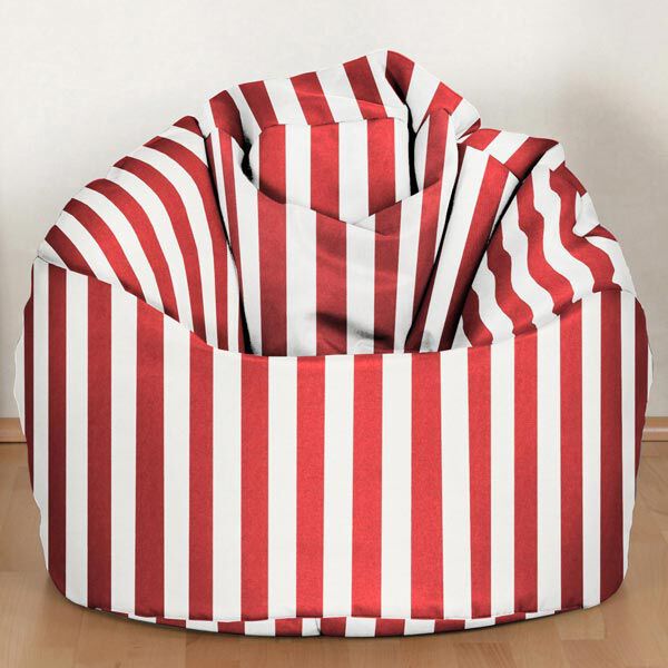 Sergé en coton Rayures 4 – rouge/blanc,  image number 4