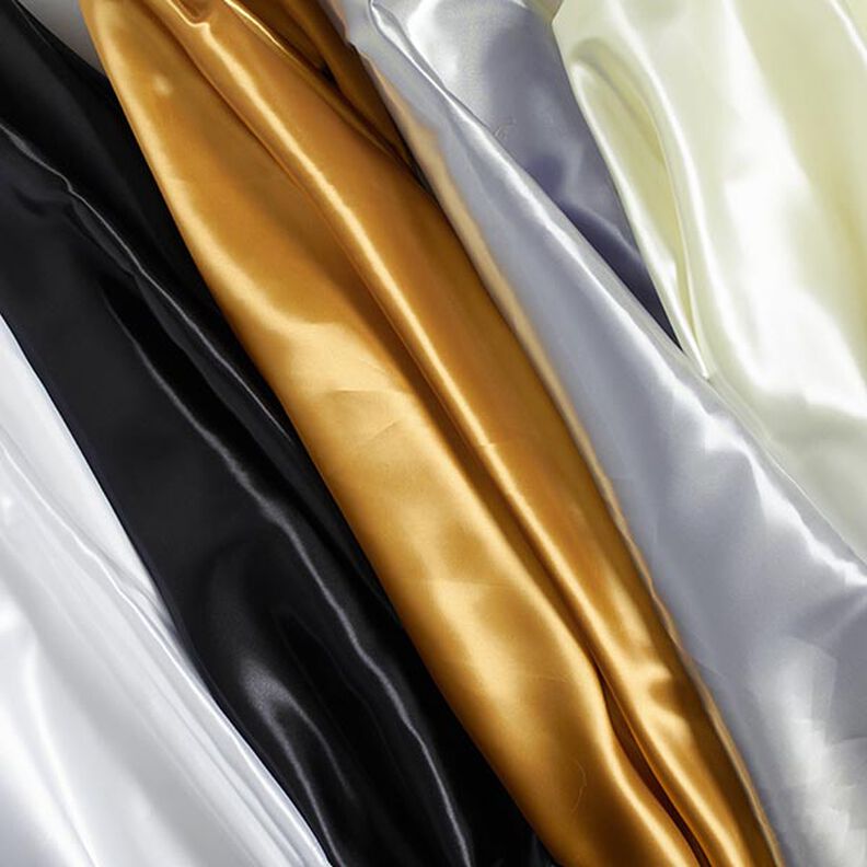 Satin polyester – blanc, image number 5