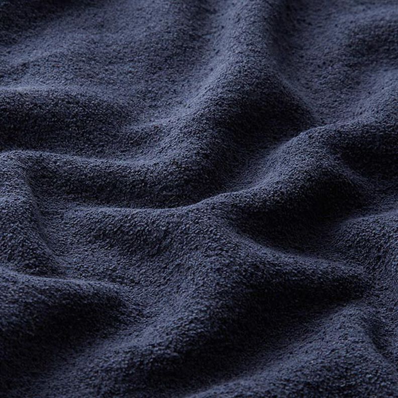 Coton Sweat Polaire éponge – bleu marine,  image number 2