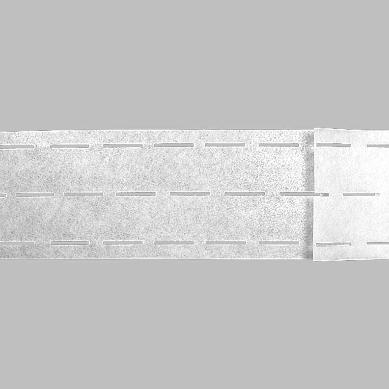 Perfobande [80 mm] | Vlieseline – blanc,  image number 1