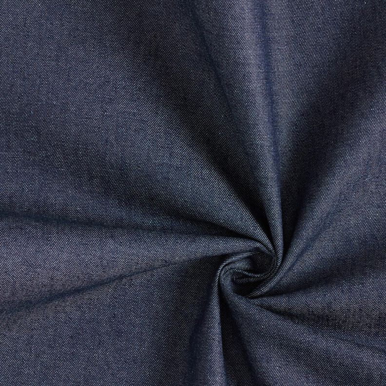 Denim de coton moyen – bleu marine,  image number 1