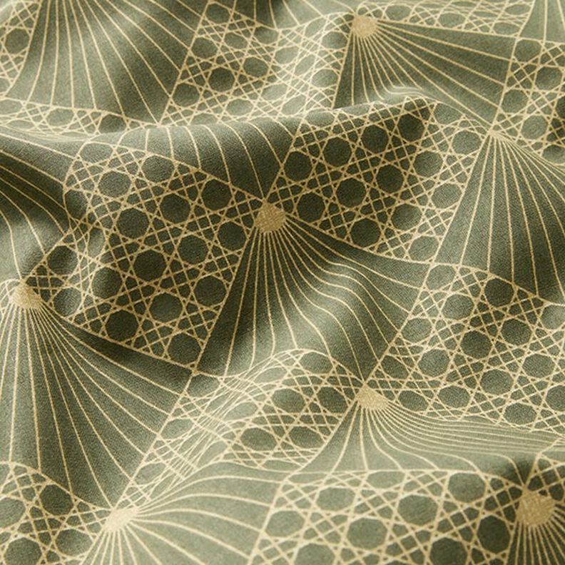 Tissu en coton Cretonne Maille viennoise – roseau,  image number 2