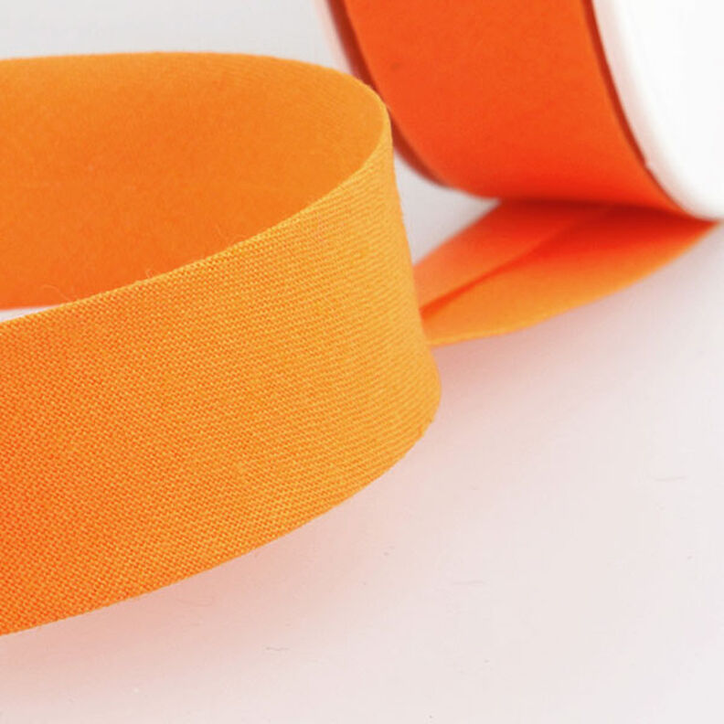 Biais Polycotton [20 mm] – orange,  image number 2