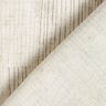 Tissu pour voilages Mélange lin Rayures irrégulières  – beige foncé/nature,  thumbnail number 4