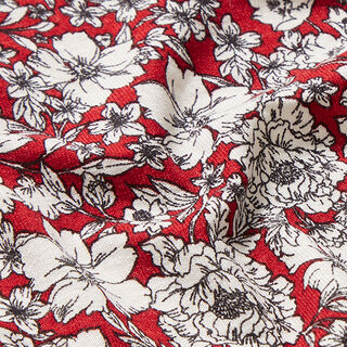 Jersey viscose Océan de fleurs – carmin, 
