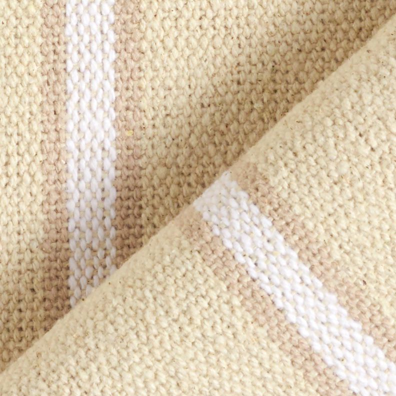 Tissu coton rustique – anémone/nature, image number 4
