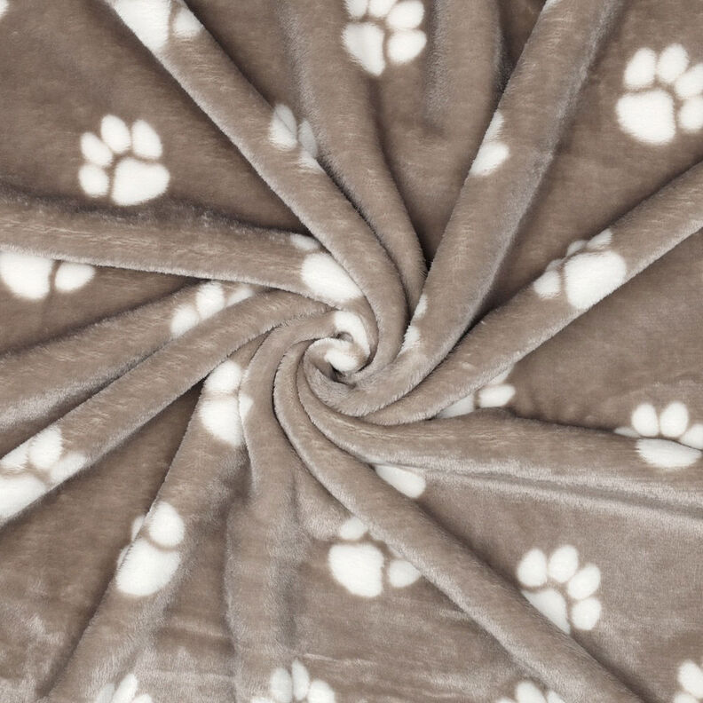 Polaire douillet Pattes d’animaux | by Poppy – taupe clair/ivoire,  image number 3