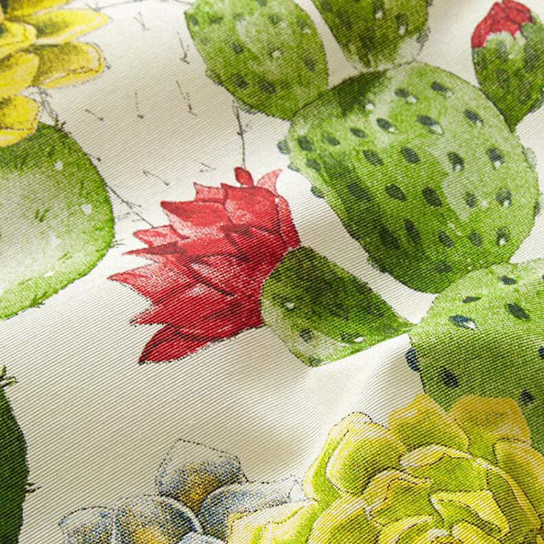 Tissu décoratif Toile Cactus – nature/vert,  image number 2