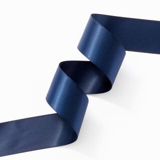 Ruban de satin [25 mm] – bleu marine, 
