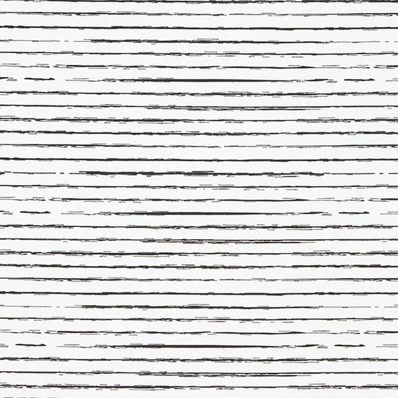 Jersey coton Bandes de gribouillage – écru,  image number 1