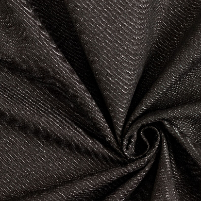 Denim de coton épais – noir,  image number 1
