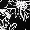 Mélange viscose lin Tournesols abstraits – noir/blanc,  thumbnail number 5