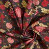 Tissu viscose Fleurs motif cachemire – anthracite/rouge feu,  thumbnail number 3